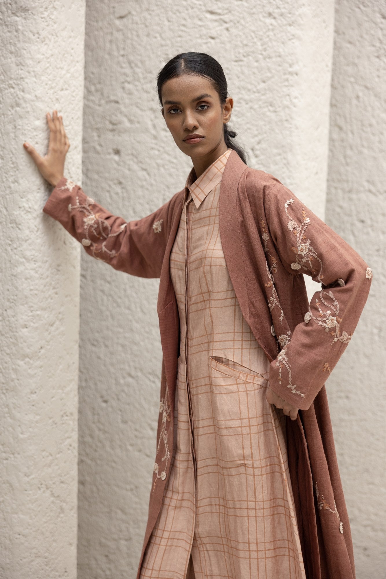 ZAHRA EMBROIDERED JACKET SET