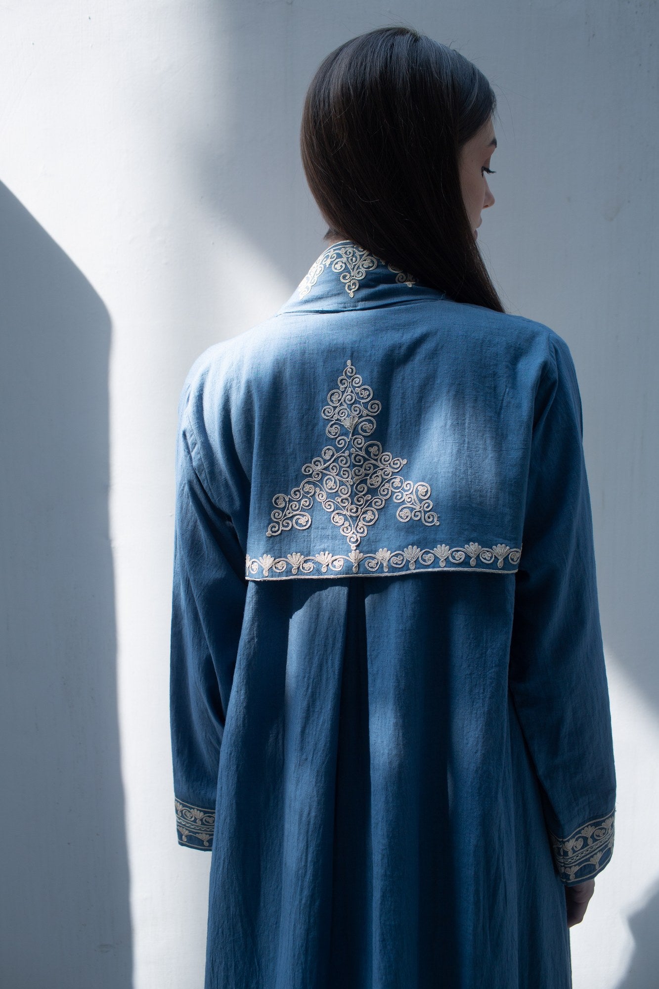 EMBROIDERED JACKET & DRESS SET