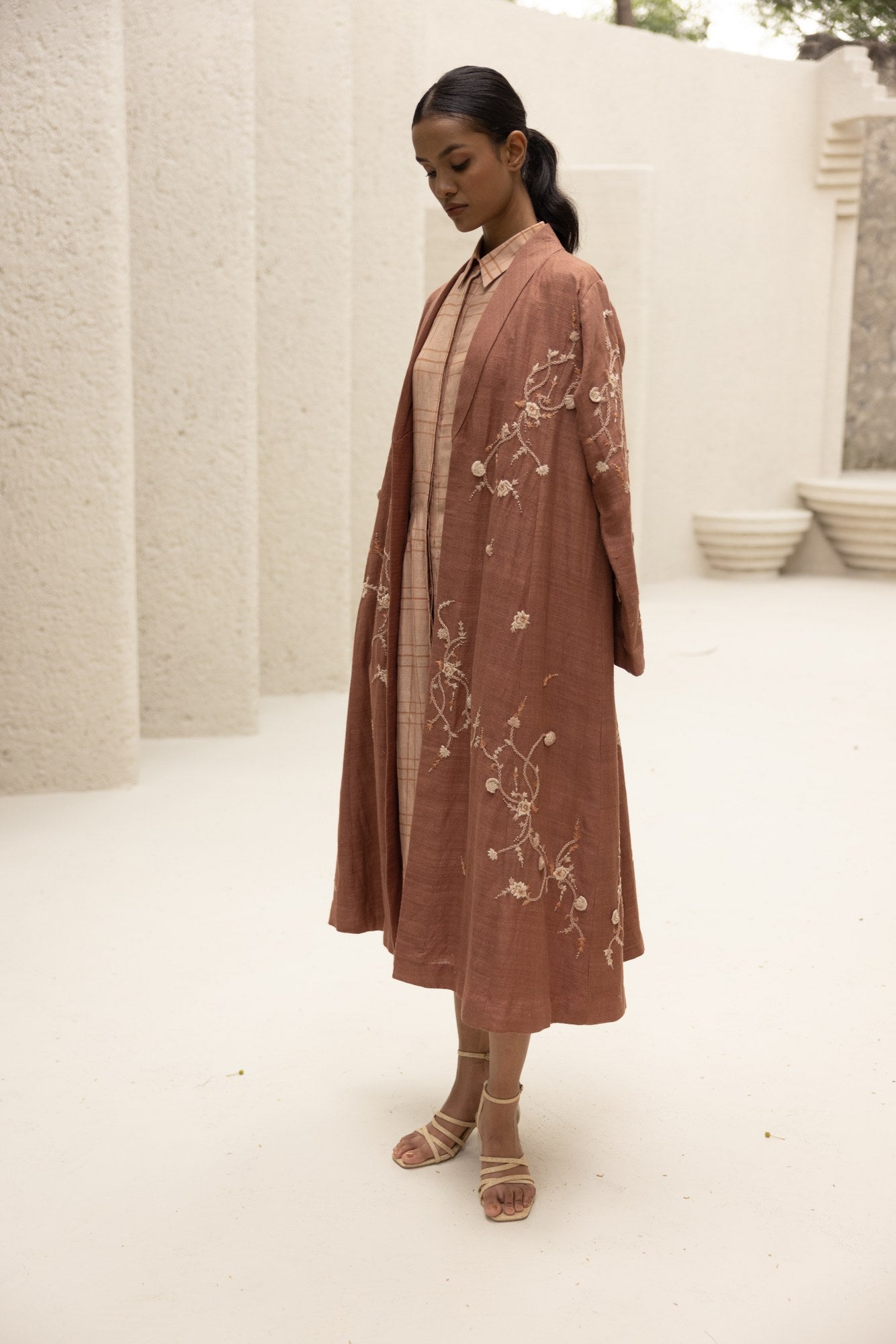 ZAHRA EMBROIDERED JACKET SET